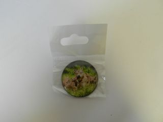 Obrázek z Magnet kulatý vlk 3,5cm  